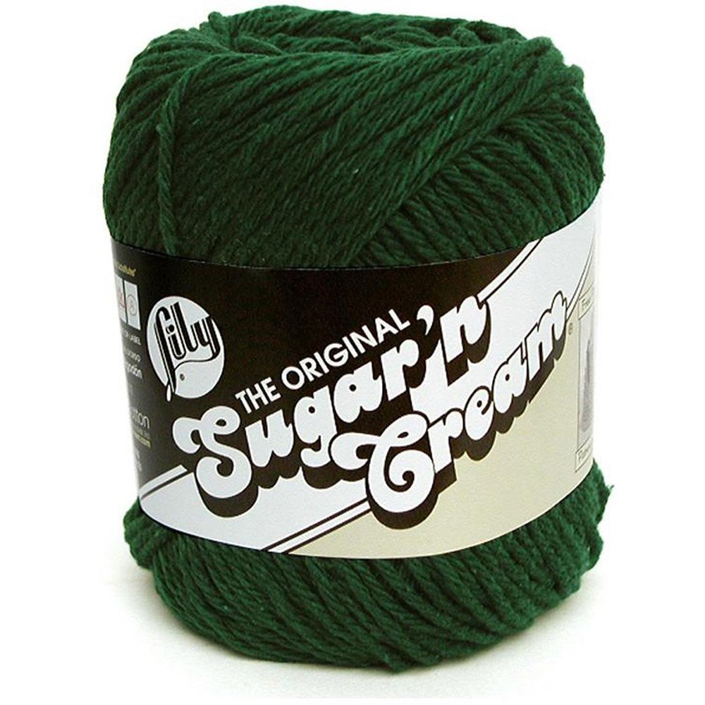 Twine/Thread/Cord, Cotton, Art & School, Spinrite, Sugar'n Cream, 100% Cotton, 4 ply, Yarn, 581216, Dark Pine